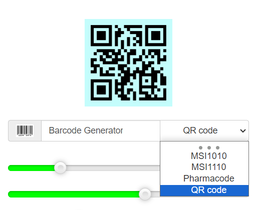 QR Code Screenshot